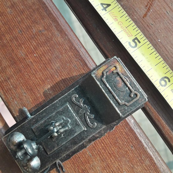 Mini Dollhouse Accessory Cast Iron Pencil Sharpener RARE Vintage Phone Telephone - Picture 7 of 10